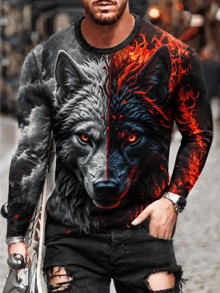 Smoking & Vaping Accessories - Camiseta de manga comprida masculina com