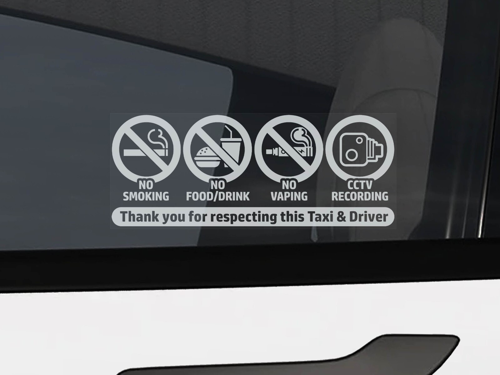 Accessories For Vaping - Adesivos de janela para táxis, carros