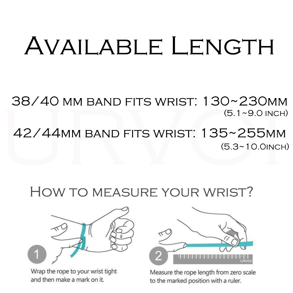 Pulseira de malha URVOI para A - Mesh Coil Strip avaliação e preço