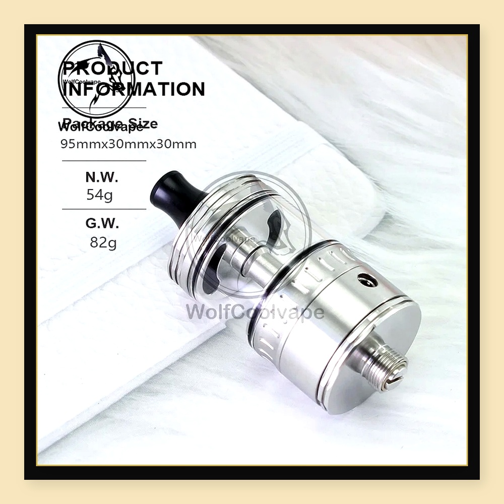 Atomizador Wolfcoolvape NOLA R - Vaping Air avaliação e preço