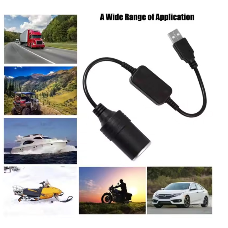 1pc 5v 2a usb para 12v soquete - Accessories For Vaping avaliação e preço