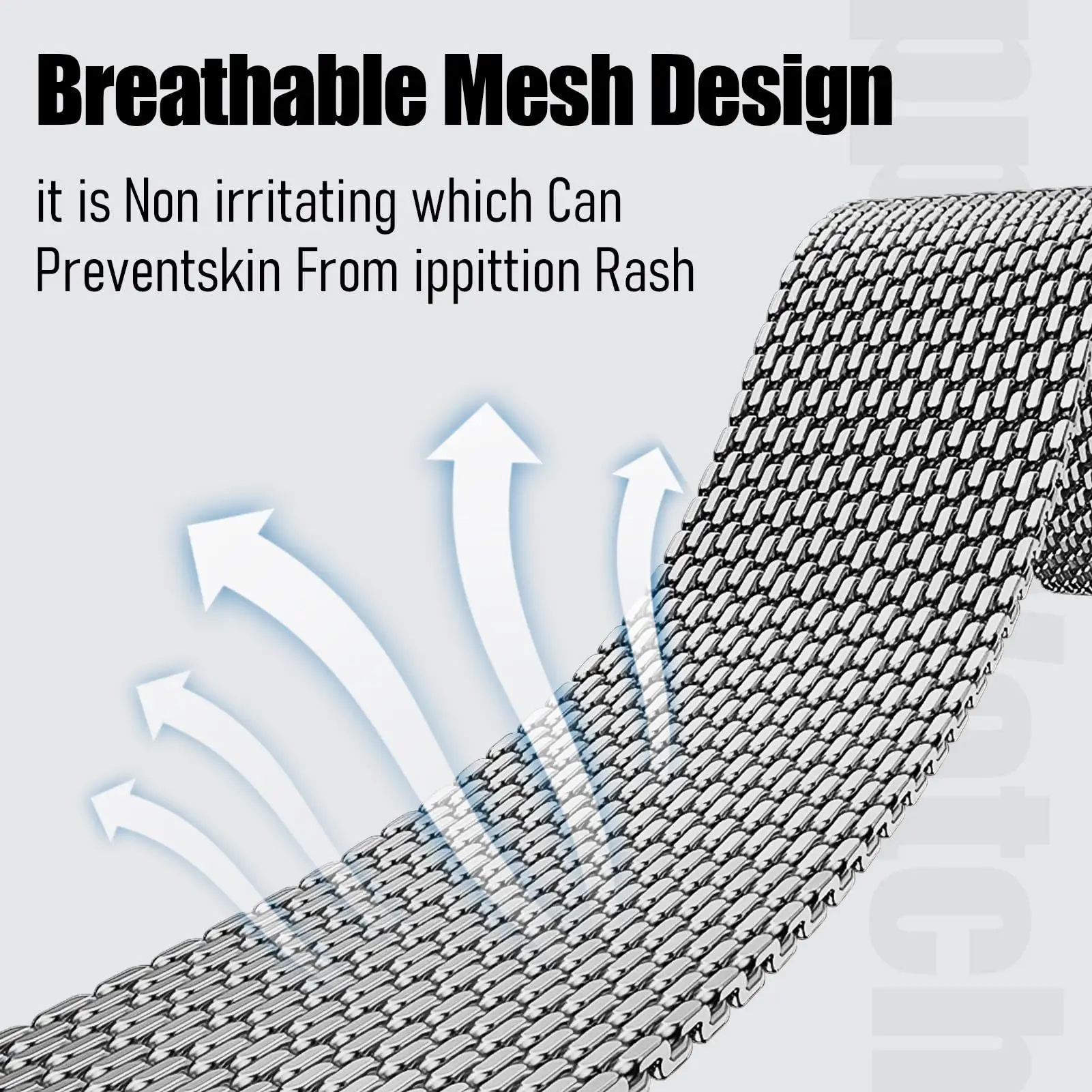 Pulseira de malha de aço estil - Mesh Coil Strip avaliação e preço