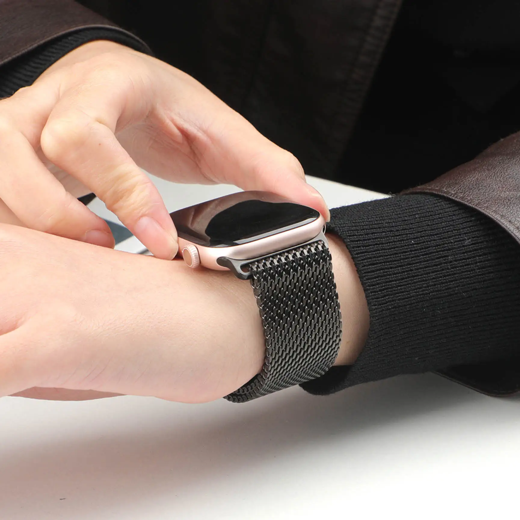 Pulseira de malha de aço estil - Mesh Coil Strip avaliação e preço
