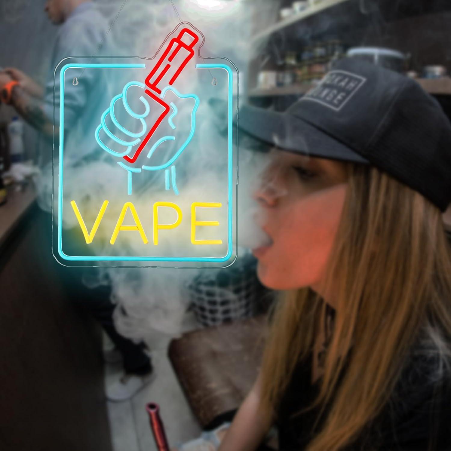 Letreiro Neon VAPE com Luzes L - Vaping Store avaliação e preço